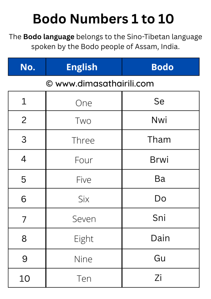 Bodo Numbers